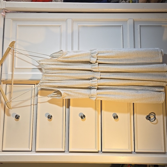 Free People Beach Rosaline Tunic Swing Halter Ruffle Trim Oversized Dress NWOT - Picture 8 of 15